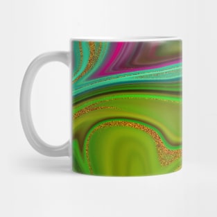 Glitter Liquid Marble 8 Mug